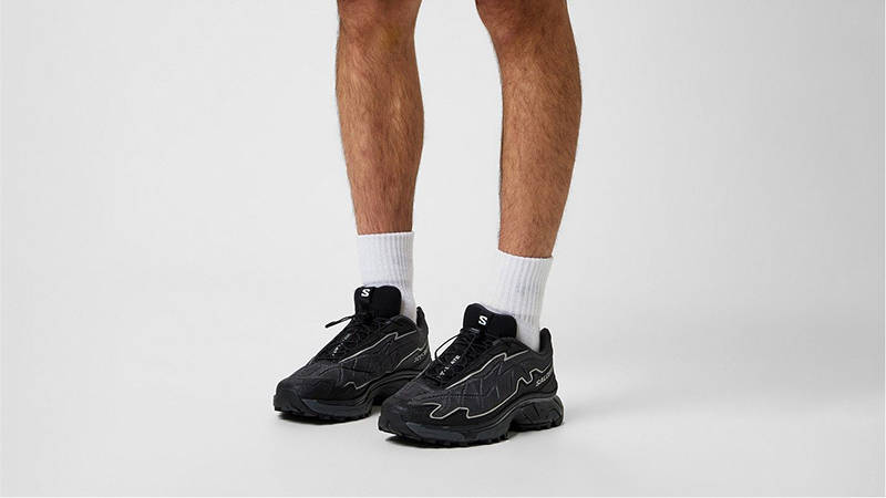 Salomon XT-Slate Black Asphalt L47575600 on foot