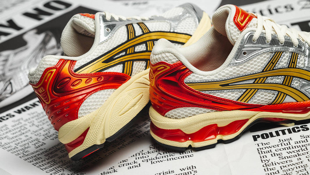 Sneaker Politics x ASICS GEL-KAYANO 14 Cream Cream Back
