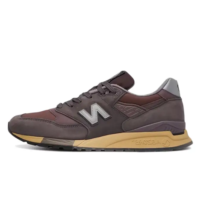 ★New Balance x Stone ★998 Made in USA★Mauve U998PR Stone Island New Balance 998 Mauve Deep Plum Copper