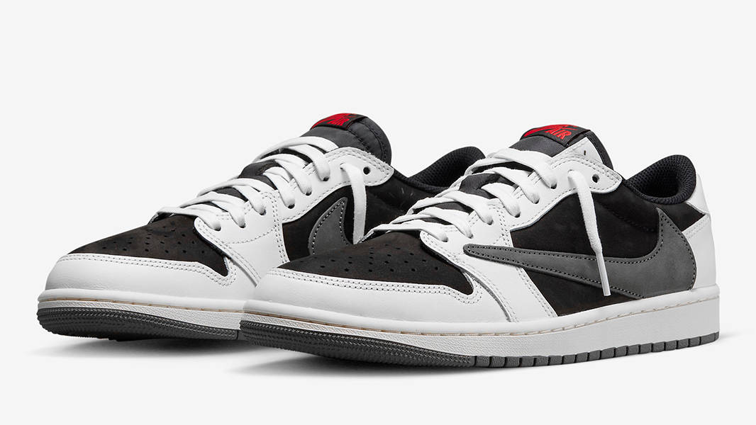 kny24030#149 travisScott×AirJordan 1 Low Travis Scott x Air Jordan 1 Low Sail Grey | Where To Buy