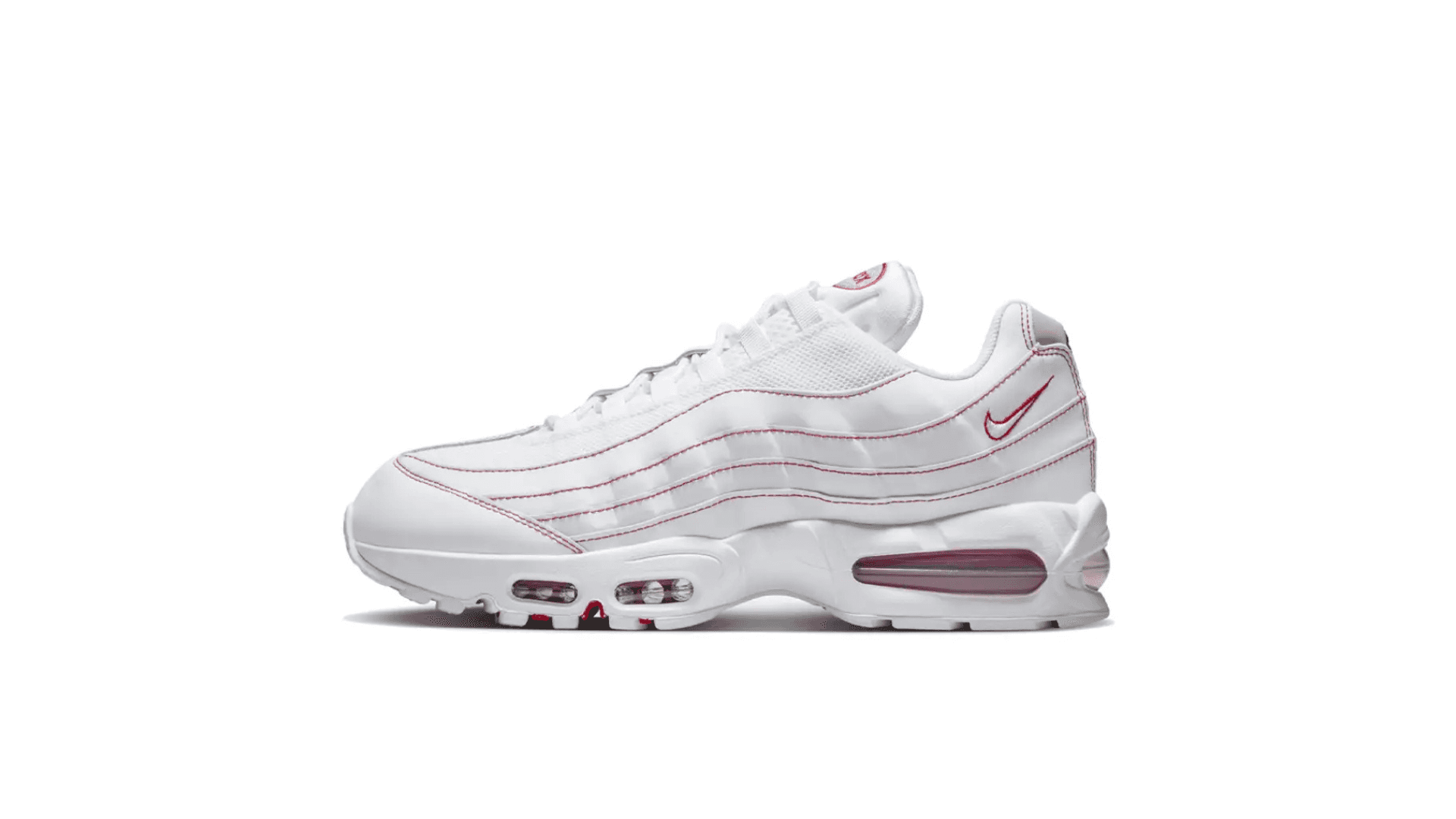 Nike Air Max 95 Big Bubble White University Red