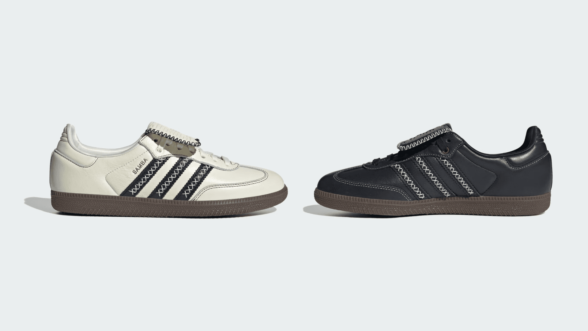 These Stitched up adidas Samba LT Scream Wales Bonner From Every Angle