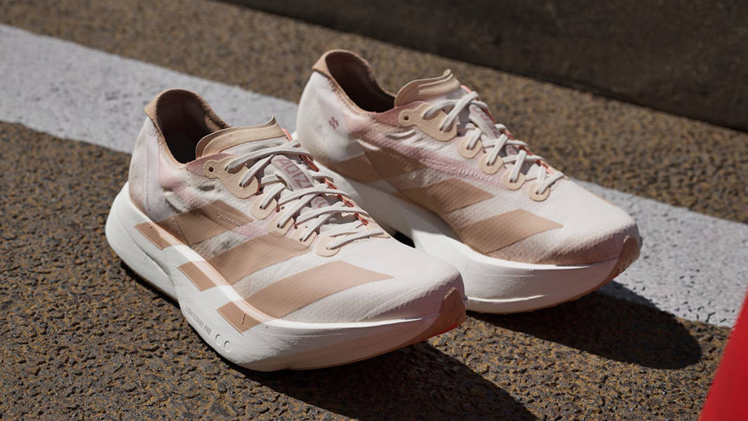 adidas Adizero Adios Pro 4 Warm Sandstone JR6359 Front