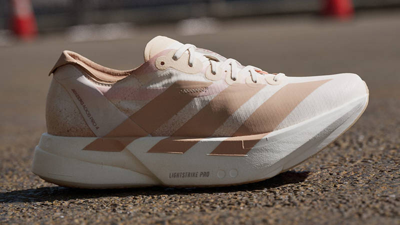 adidas Adizero Adios Pro 4 Warm Sandstone JR6359 Side