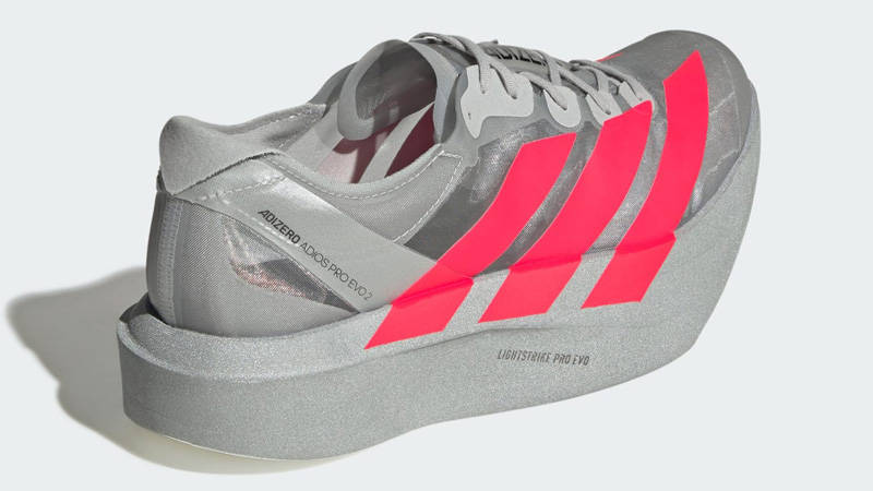 adidas Adizero Adios Pro Evo 2 Silver Metallic Back