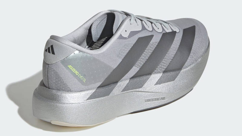 adidas Adizero Evo SL Silver Metallic Back