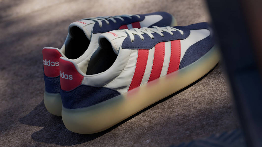 adidas Barreda Decode Dark Blue White Ruby Lifestyle Back
