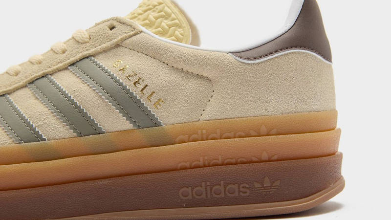 adidas Gazelle Bold Warm Vanilla Closeup