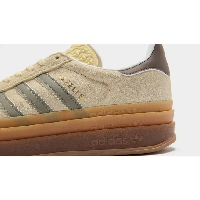 adidas Gazelle Bold Warm Vanilla Closeup