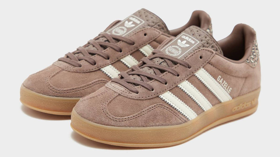 adidas Gazelle Indoor Earth Strata Leopard JR1390 Side