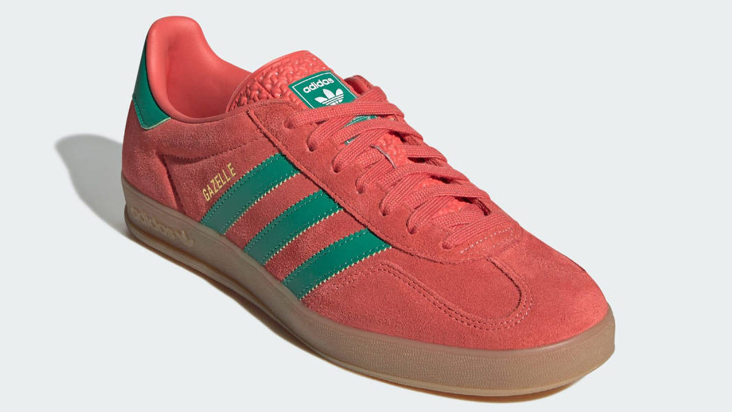 adidas Gazelle Indoor Preloved Scarlet Court Green Front