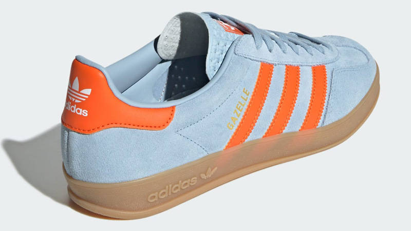 adidas Gazelle Indoor Wonder Blue Orange Back