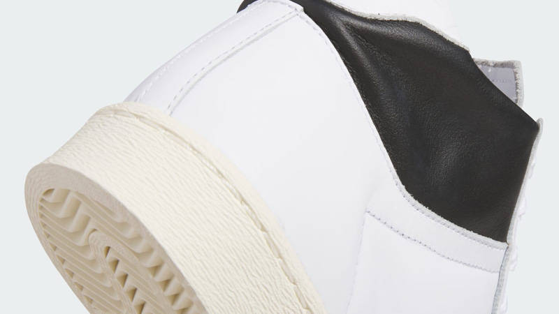 adidas Jabbar Hi White Black Closeup