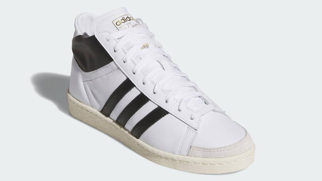adidas Jabbar Hi White Black Front