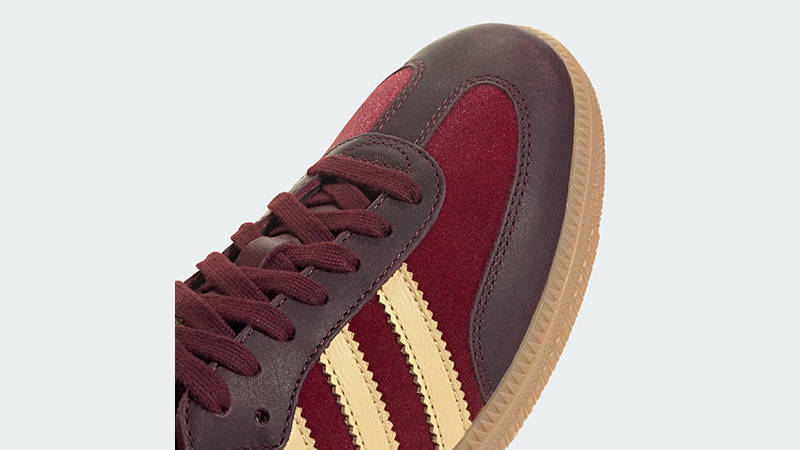 adidas Samba OG Shadow Red JS1394 toe