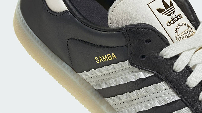 adidas Samba Ruffle Stripes Black JR8831 Detail 2