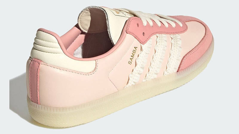 adidas Samba Ruffle Stripes Pink JR8830 Back