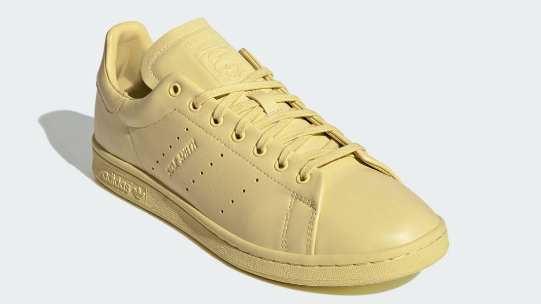 adidas Stan Smith Lux Powder Yellow Front