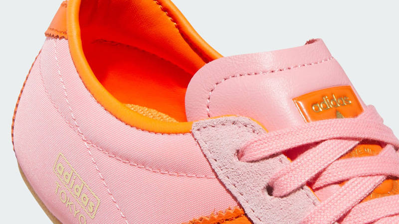 adidas Tokyo Semi Pink Spark Orange Closeup