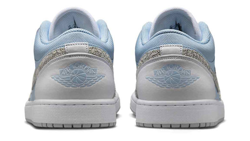 Air Jordan 1 Low Blue Tint Elephant Print Back