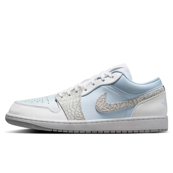 Air Jordan 1 Low Blue Tint Elephant Print