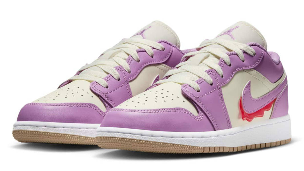 Air Jordan 1 Low SE GS Peanut Butter And Jelly Front