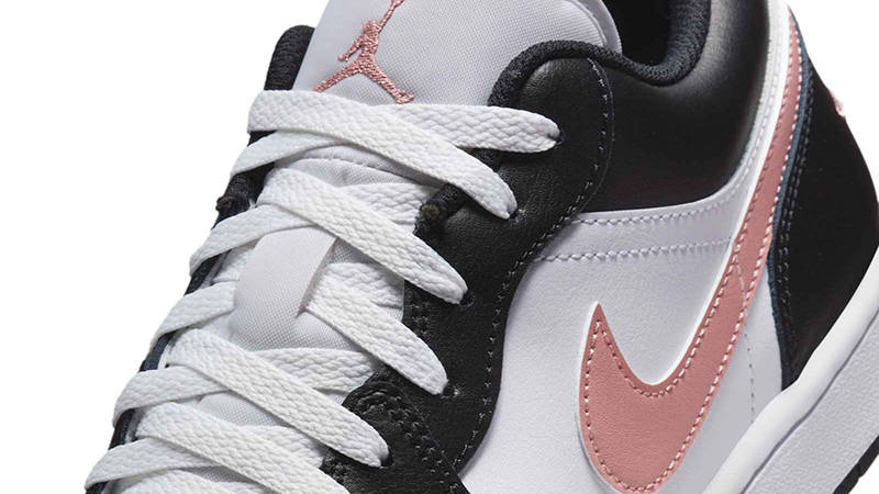 ■Nike■ Air Jordan 1 Low M White Black Rust Pink 553558165 Jordan Air 1 Low WHITE/RUST PINK-BLACK 553558-165