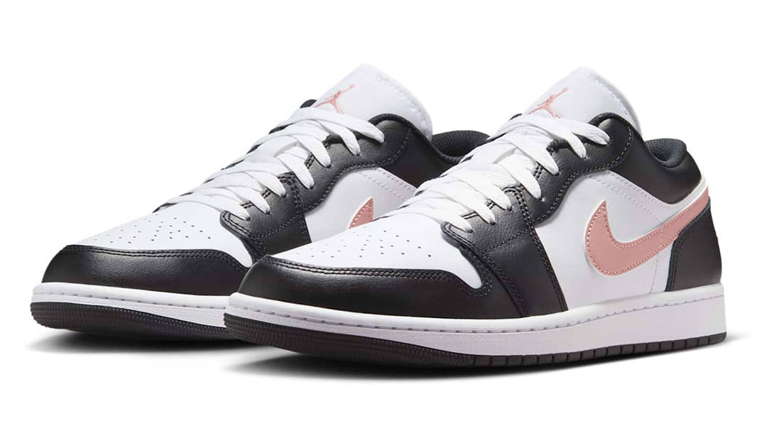 Air Jordan 1 Low White Rust Pink 553558-165 Side