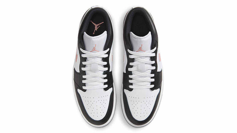 Air Jordan 1 Low White Rust Pink 553558-165 Top