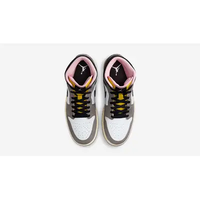 Air Jordan 1 Mid Cave Stone HQ2011-100 middle