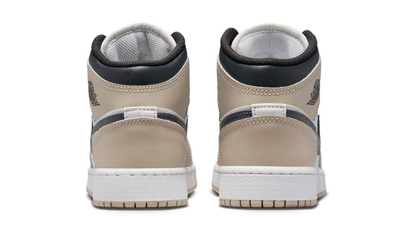 Air Jordan 1 Mid GS White Rattan DQ8423-153 Back