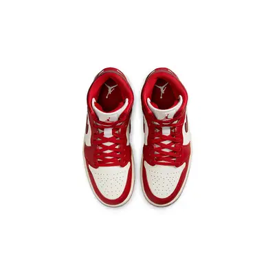Air Jordan 1 Mid Ruby HJ9337-106 Top