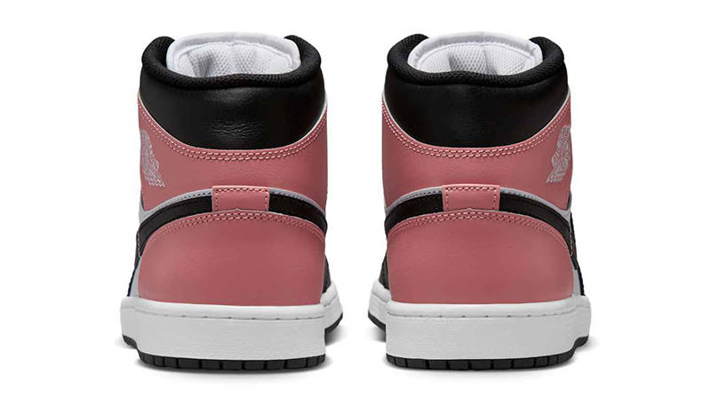 Air Jordan 1 Mid White Rust Pink DQ8426-100 Back