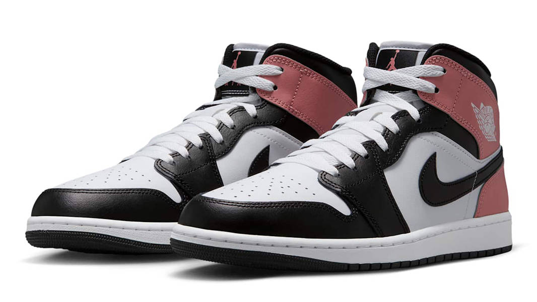 Air Jordan 1 Mid White Rust Pink DQ8426-100 Side