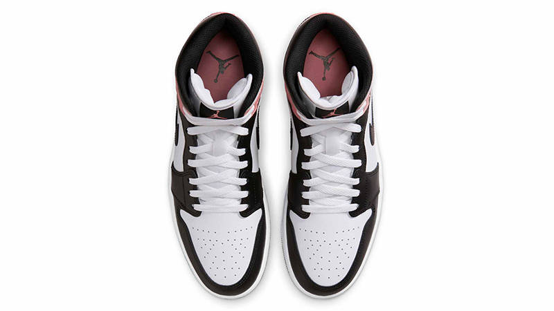 Air Jordan 1 Mid White Rust Pink DQ8426-100 Top