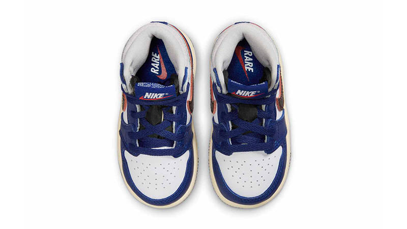 Air Jordan 1 Retro High OG Toddler Rare Air FD1413-100 Top