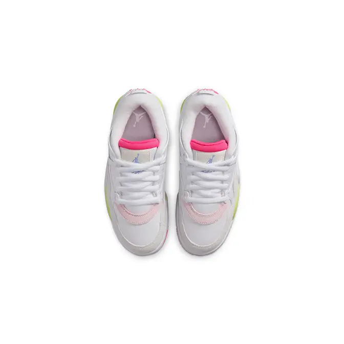 Air Jordan 4 RM GS Easter White Pink Foam IH0169-100 Top