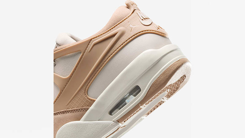 Air Jordan 4RM Sail Khaki FQ7940-202 heel