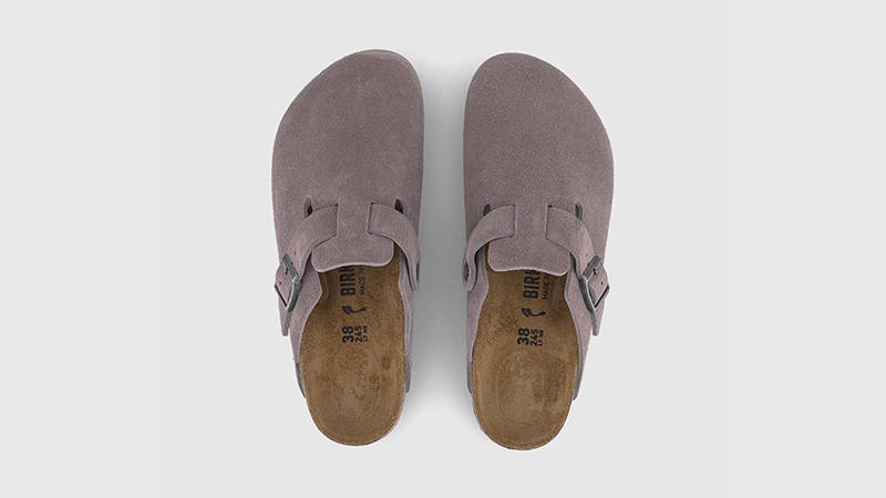 Birkenstock Boston Clogs Faded Purple 1028375 middle
