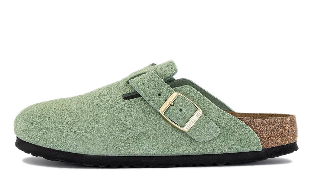 Birkenstock Boston Clogs Green Tea 1027934