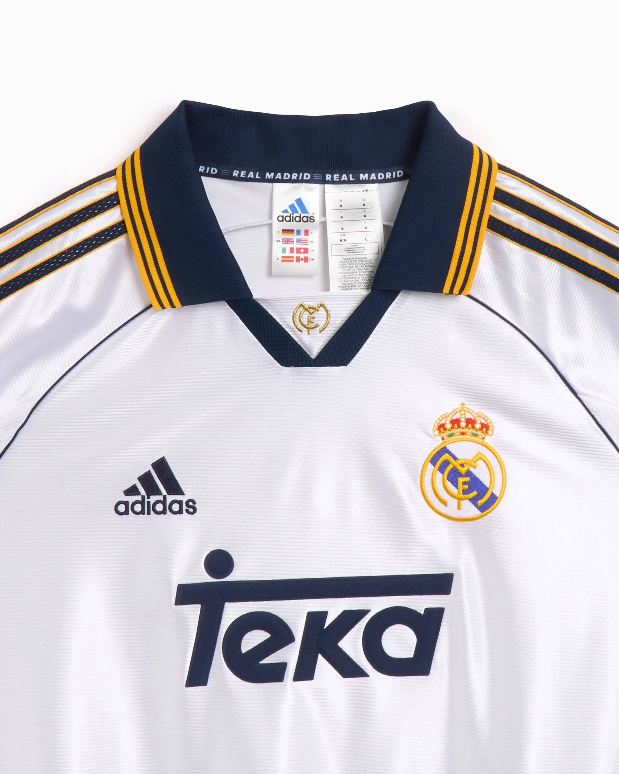 adidas Real Madrid 99/00 Reissue Home Jersey | JJ3801 | The