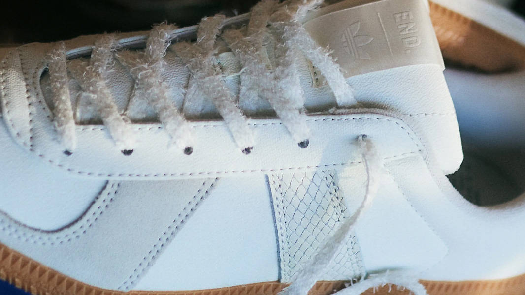 END. x adidas BW Army White Closeup