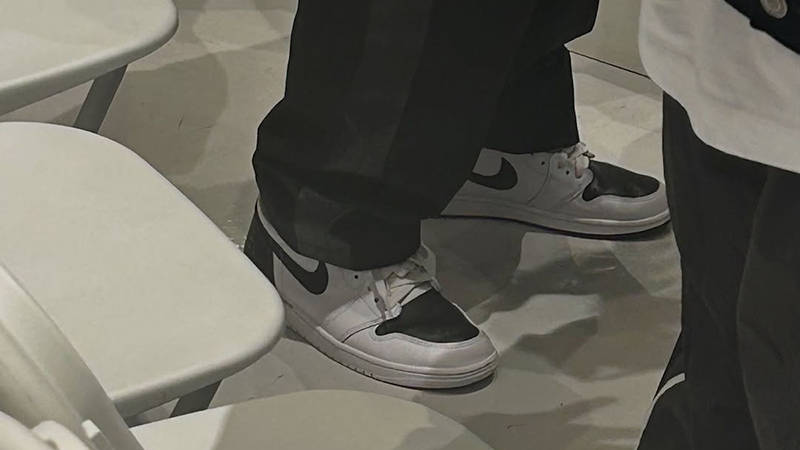 fragment x Air Jordan 1 High OG Black White II7282-100 Front