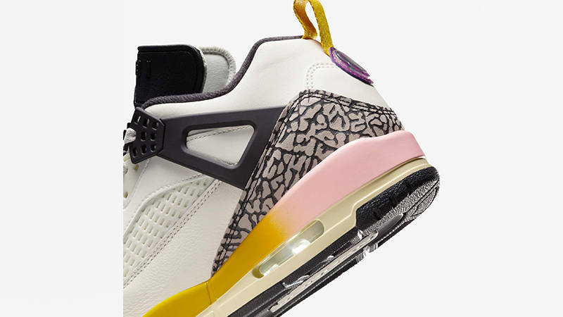 Jordan Spizike Low White Multi FQ1759-107 heel