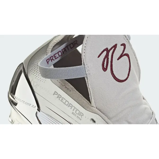 Jude Bellingham x adidas Predator Elite FT FG Silver Metallic Tongue