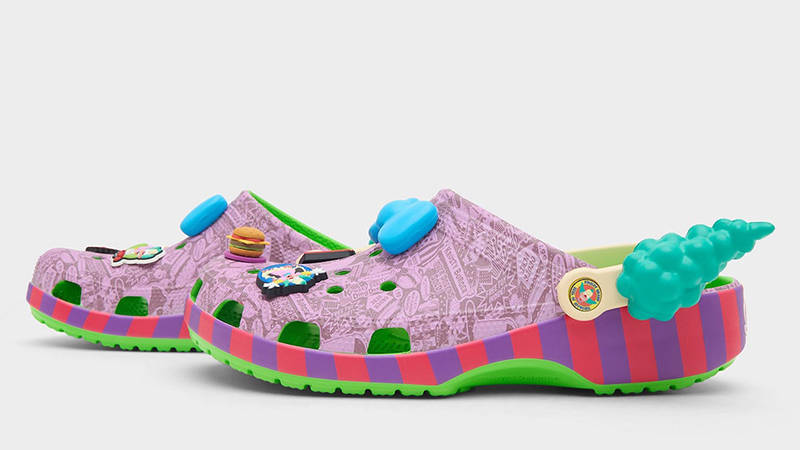 Krusty The Clown x Crocs Classic Clog Multi-Colour 211107-90H Side