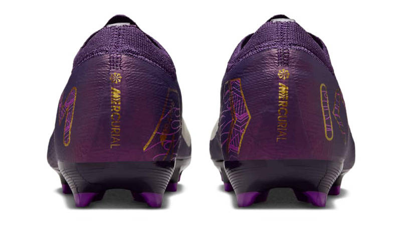 Kylian Mbapp x Nike Jr. Mercurial Vapor 16 Pro GS Grand Purple Back