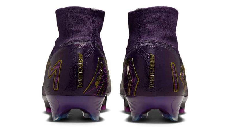Kylian Mbapp x Nike Mercurial Superfly 10 Elite FG High-Top Grand Purple Back