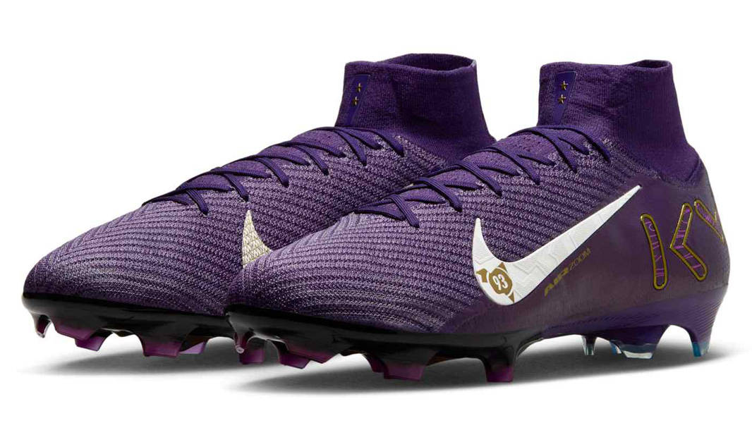 Kylian Mbapp x Nike Mercurial Superfly 10 Elite FG High-Top Grand Purple Front