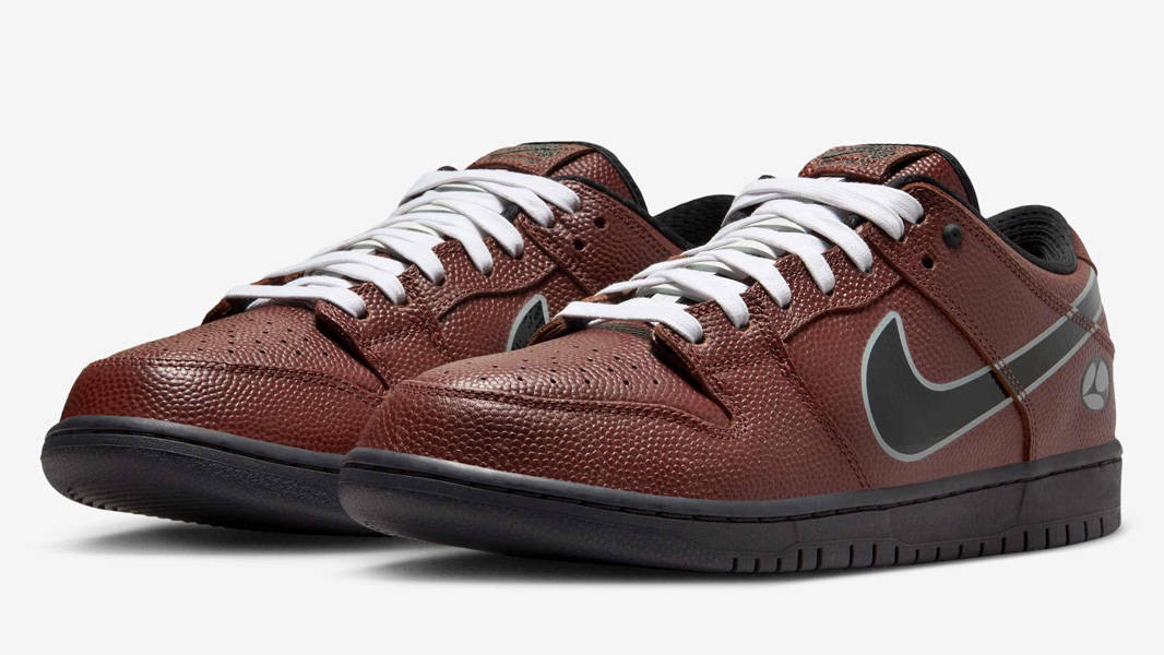 Limosine Skateboards x Nike SB Dunk Football Brown Front